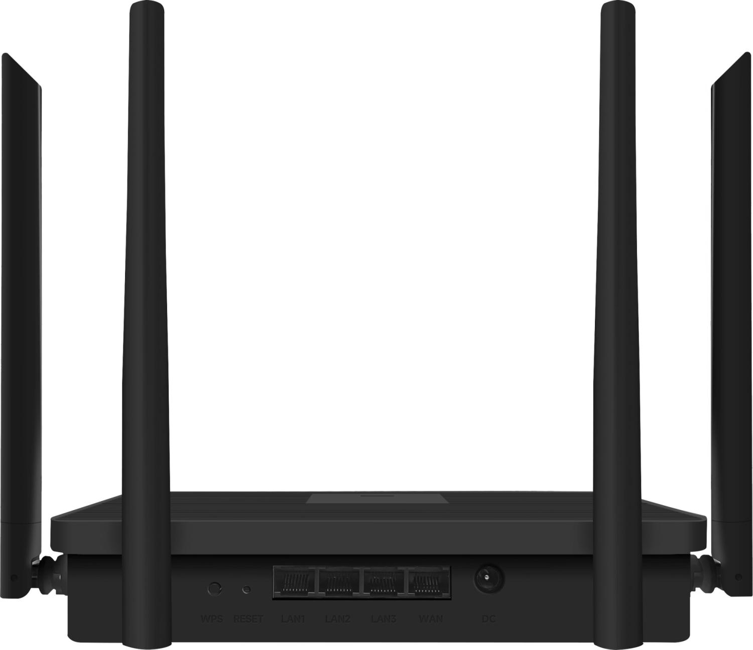 Роутер беспроводной Триколор TR-router-04 (046/91/00057758 ) AC1200 10/100/1000BASE-TX черный