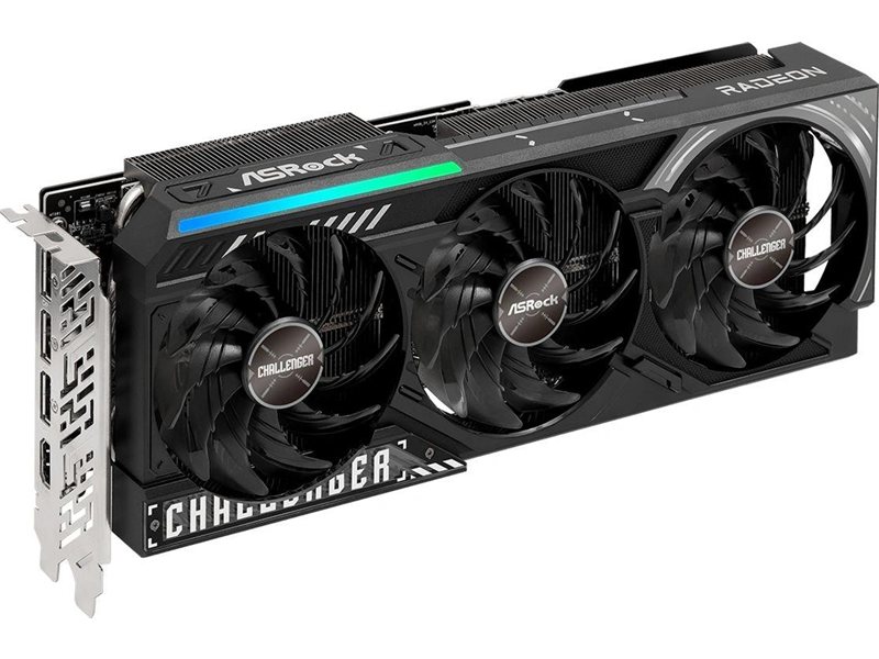 Видеокарта ASRock Radeon RX 9070 XT Challenger 16GB//RX 9070XT, HDMI, DP*3, 16G, D6