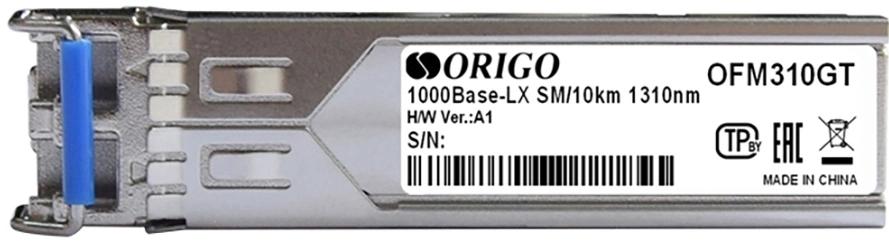Трансивер Origo OFM310GT оптич. SM 1Гбит/с Tx:1310нм до 10км (OFM310GT/A1A)