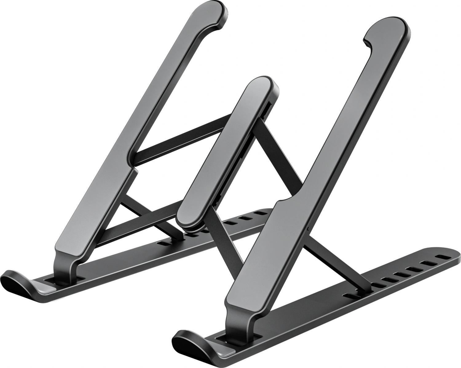 Подставка для ноутбука Buro BU-LS100 260x20x60мм 220г пластик ABS черный
