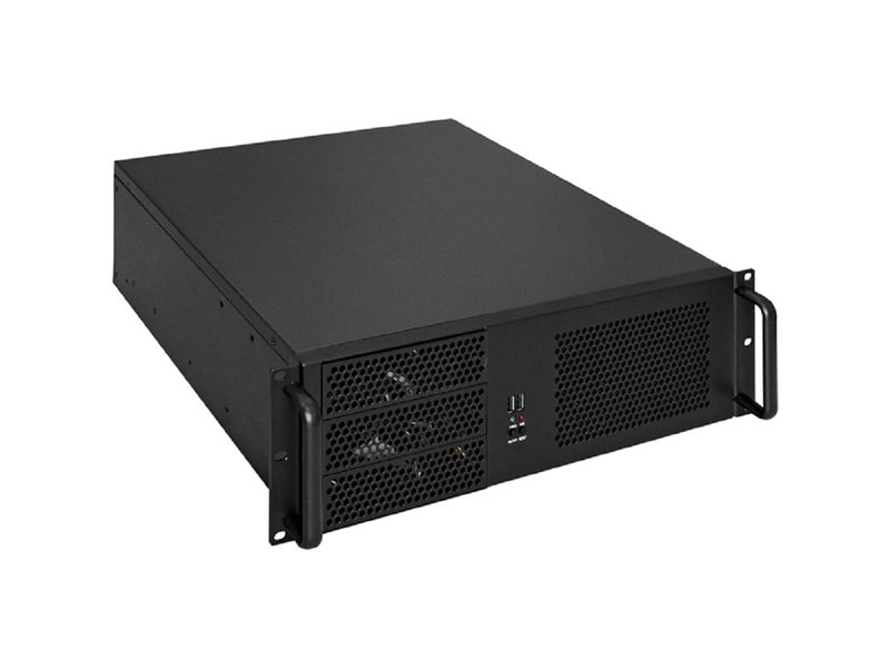 Exegate EX300001RUS Серверный корпус ExeGate Pro 3U390-08 <RM 19", высота 3U, глубина 390, БП 600PAS, USB>