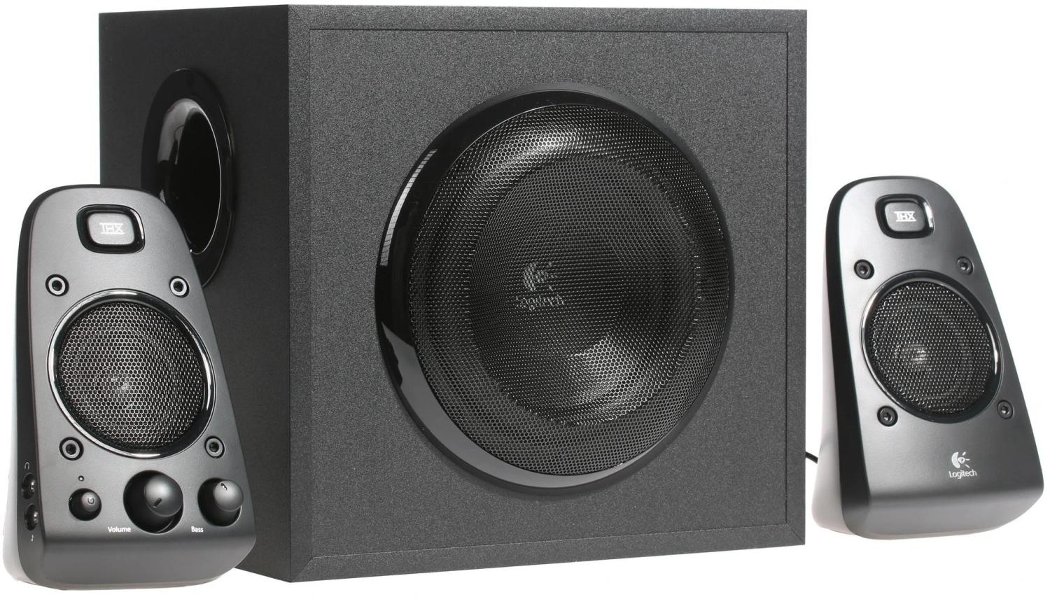 Колонки Logitech Z623 2.1 черный 200Вт