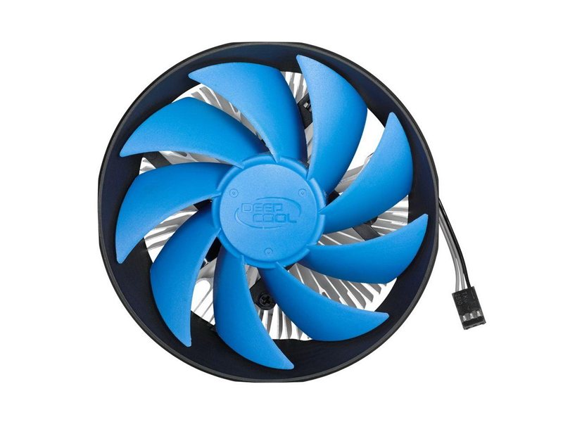 Вентилятор Deepcool GAMMA ARCHER {45} (708483) (Height 65.5mm, Fan 120mm, 1600±10% rpm, max 26.1dB(A), 3-pin, TDP 95W, Al, Latch, Socket AMD AM4/Intel LGA1200/115x/LGA775) (708483)