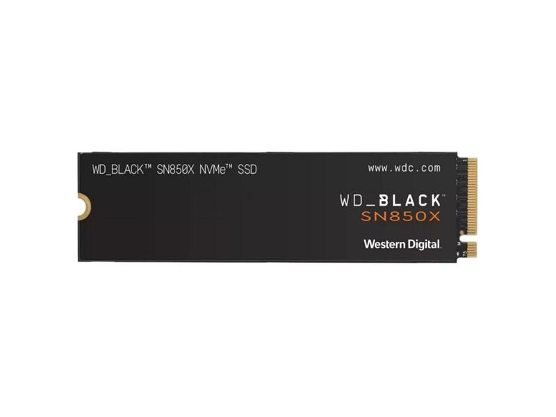 Твердотельный накопитель WD SSD Black SN850X, 4000GB, M.2(22x80mm), NVMe, PCIe 4.0 x4, 3D TLC, R/W 7300/6600MB/s, IOPs 1 200 000/1 100 000, DRAM buffer 4096MB, TBW 1200, DWPD 0.3 (12 мес.)