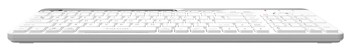 Клавиатура A4Tech FBK25 белый/серый USB беспроводная BT/Radio slim Multimedia (FBK25 WHITE)
