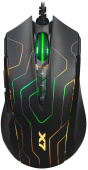 Мышь A4Tech X89 Maze черный оптическая 2400dpi USB 8but (X89 (MAZE))