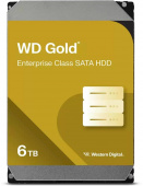 Жесткий диск Western Digital GOLD HDD SATA 6TB, 7200rpm, 256MB buffer, WD6004FRYZ, 1 year