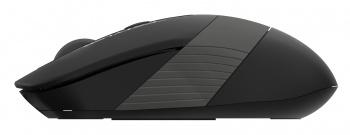 Мышь A4Tech Fstyler FG10S черный/серый оптическая 2000dpi silent беспров. USB для ноутбука 4but (FG10S GREY)