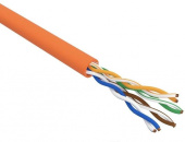 Кабель информационный Rexant 01-0049 кат.5E UTP 4 пары 24AWG LSZH внутренний 305м оранжевый