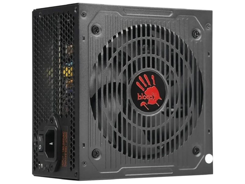 Блок питания Bloody ATX 600W BD-PS600W 80 PLUS WHITE (20+4pin) APFC 120mm fan 6xSATA RTL