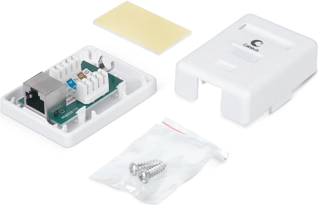 Розетка Cabeus WS-8P8C-CAT.6-SH-1 комп. RJ45 кат.6