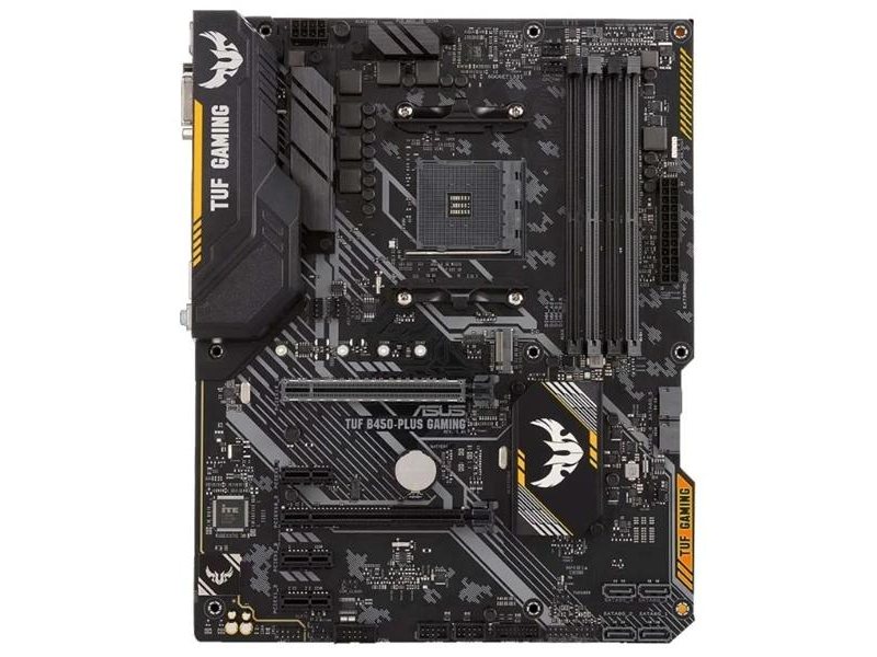 Материнская плата ASUS TUF GAMING B450-PLUS II AM4 ATX 2xDDR4 2xPCIEx16 3xPCIEx1 2xM.2 HDMI DP GLAN RTL {5} (957489)