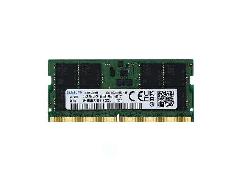 Модуль памяти Samsung 32GB DDR5 SODIMM 4800MHz 2Rx8 1.1V, M425R4GA3BB0-CQK