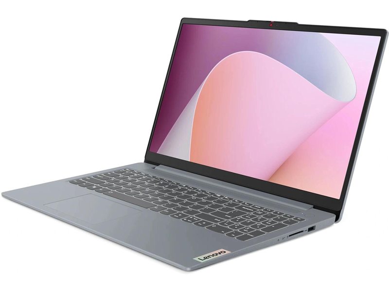 Ноутбук Lenovo IdeaPad Slim 3 15AMN8 Ryzen 3 7320U 8Gb SSD512Gb AMD Radeon 610M 15.6" TN FHD (1920x1080) без ОС grey WiFi BT Cam (82XQ0163FU)