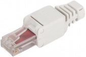 Коннектор Lanmaster LAN-TMP-S6 полев. RJ45 кат.6 STP бел.