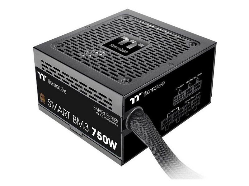 Блок питания Thermaltake Smart BM3 750 /Semi Modular/Non Light/Full Range/Analog/80 Plus Bronze/EU/JP Main CAP/All Flat Cables/Gen 5