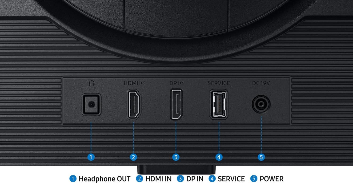 Монитор Samsung 27" Odyssey G6 S27FG606EIXCI черный IPS LED 16:9 HDMI матовая HAS Piv 350cd 178гр/178гр 2560x1440 350Hz FreeSync Premium DP 2K 6.4кг