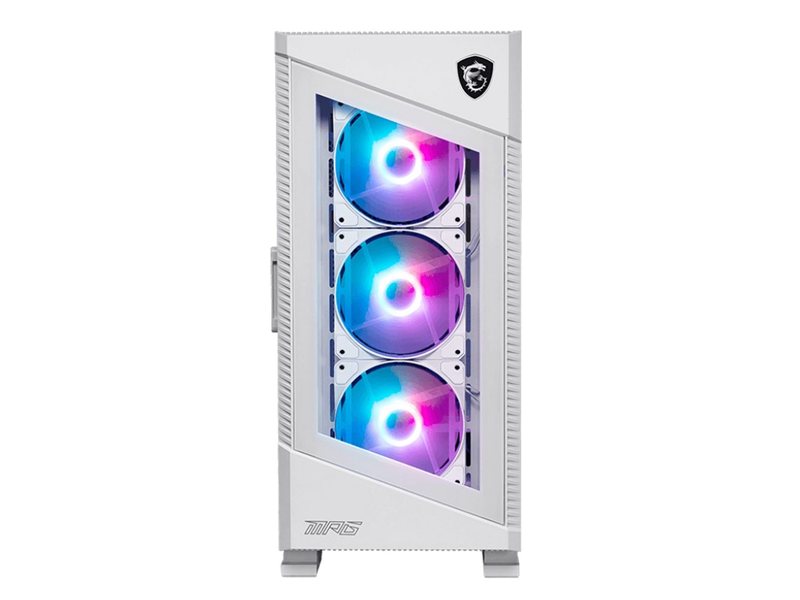 Корпус MPG VELOX 100R WHITE, Global, 2xUSB 3.0, 1xType C, 4x120mm ARGB Fan, ARGB