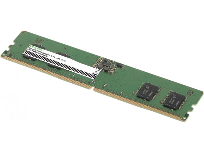 Память DDR5 8GB 5600MHz Digma DGMAD55600008S RTL PC5-44800 CL46 DIMM UDIMM 288-pin 1.1В single rank Ret