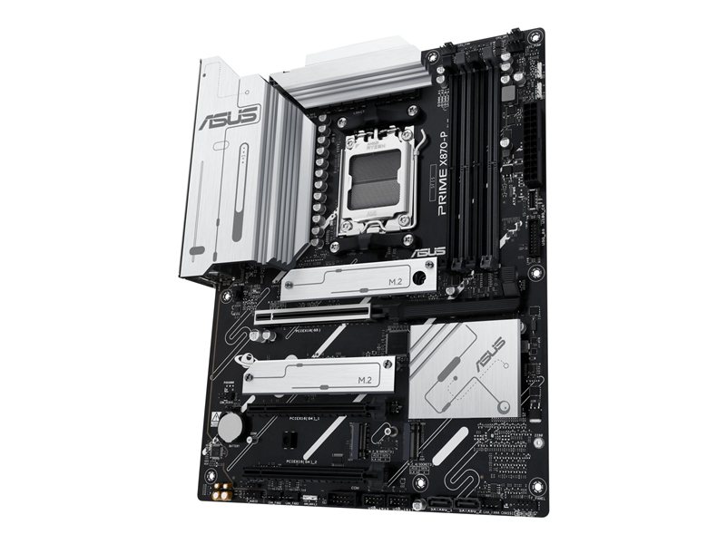 ASUS PRIME X870-P (Socket AM5, ATX, 4xDDR5(192GB), HDMI, 1xPCIe 5.0x16/2xPCIe 4.0x16/1xLAN (2.5GbE), 2xSATA 6Gb/s, 4xM.2, 2xUSB4 Type-C, 4xUSB 3.2, 4xUSB 2.0)
