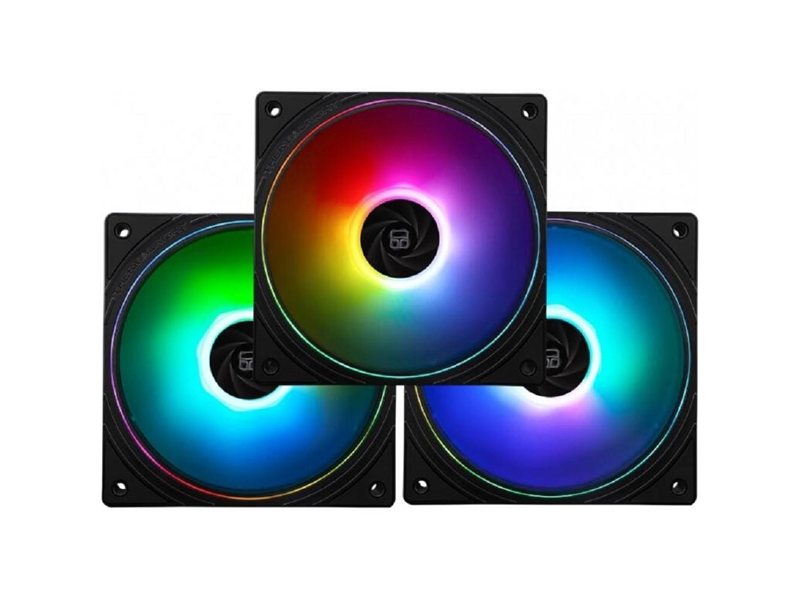 Thermalright Комплект вентиляторов (3 шт.) TL-S12-S (Pack of 3) / ARGB / 120mm PWM / TRTLS12S.3P