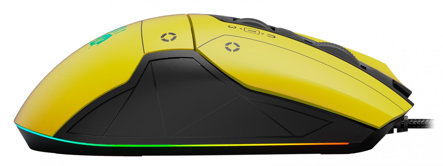 Мышь A4Tech Bloody W70 Max Punk желтый/черный оптическая 10000dpi USB 11but