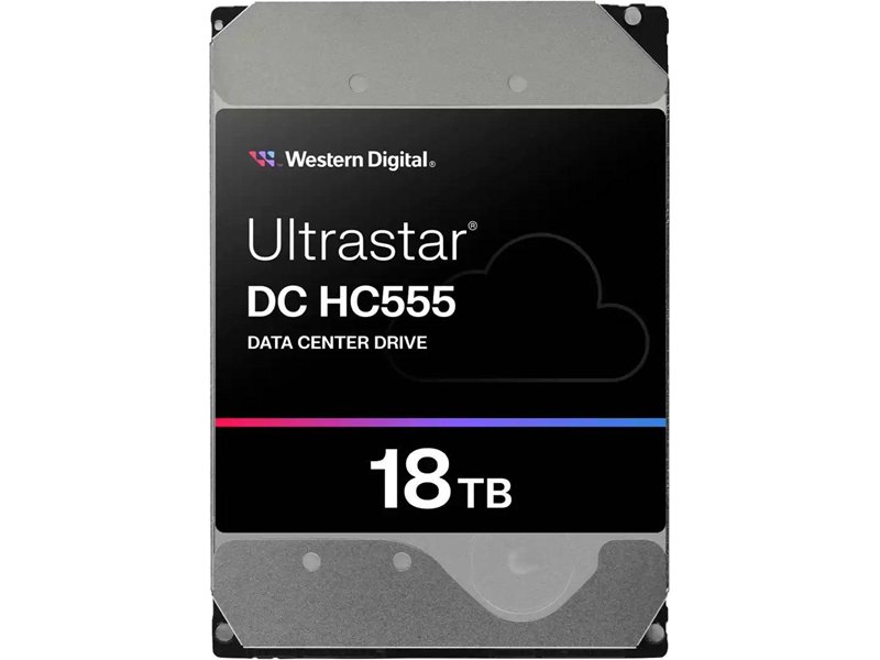 Жесткий диск WD SATA-III 18TB 0B48723 WUH722018CLE6L4 Ultrastar DC HC555 512E (7200rpm) 512Mb 3.5"