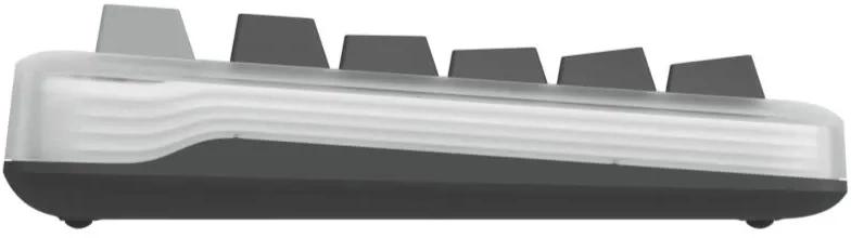 Клавиатура Logitech K98M механическая графитовый USB беспроводная BT/Radio Multimedia LED (подставка для запястий) (920-013040)