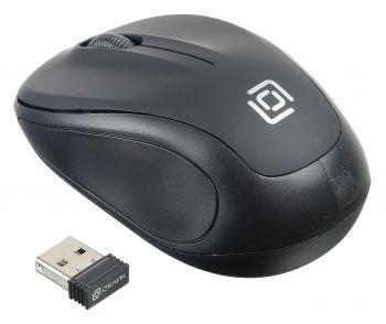 Мышь Оклик 665MW черный оптическая 1600dpi беспров. USB для ноутбука 3but (1025130)