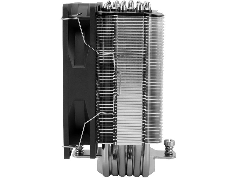 Устройство охлаждения(кулер) Thermalright Burst Assassin 120 SE ARGB Soc-AM5/AM4/1200/1700/1851 серебристый/черный 4-pin 25.6dB Al+Cu 510gr Ret (BA120-SE-ARGB)