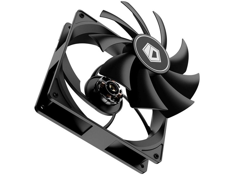 Вентилятор для корпуса ID-Cooling FL-12025K 120х120x25 черный 3-pin 21дБ Ret