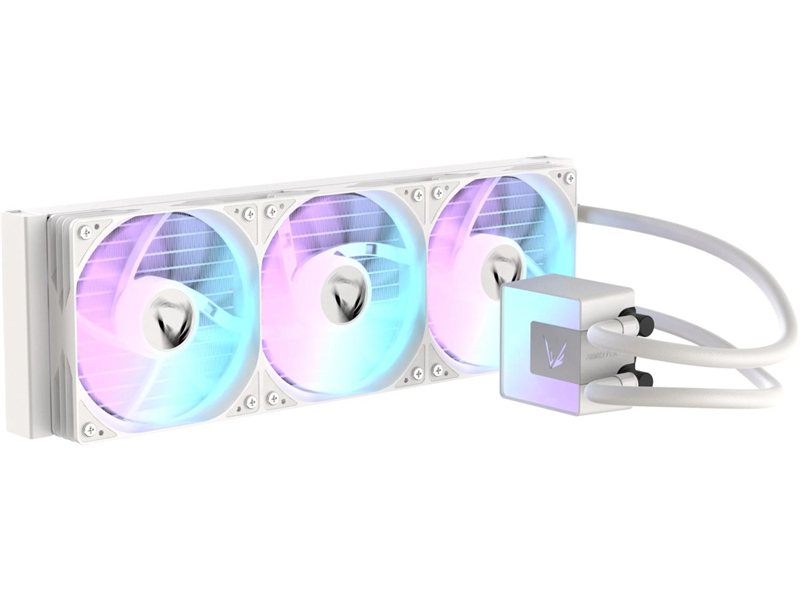 Система водяного охлаждения Formula Ice Jet Glow 360 ARGB Soc-AM5/AM4/1200/2066/1700/1851 белый 4-pin 1-27dB Al+Cu 300W 2020gr Ret (ICE JET GLOW 360 WH)