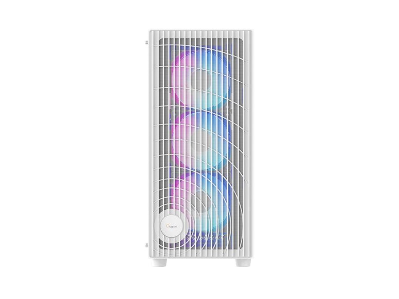 Case Ocypus Gamma C70 WH ARGB ATX / win / white / 4 ARGB fans / no PSU / Tempered Glass