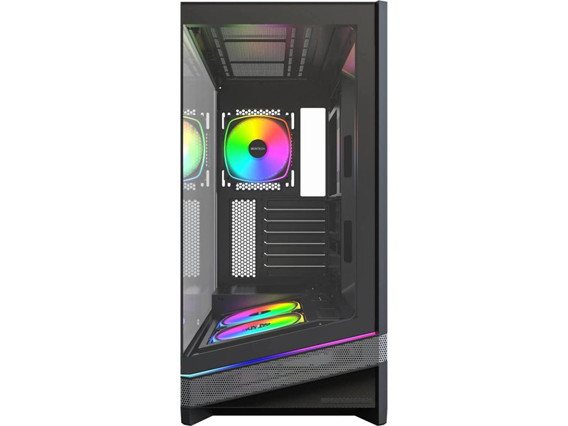 Корпус Montech Sky 3 черный без БП ATX 5x120mm 5x140mm 2xUSB3.0 audio bott PSU