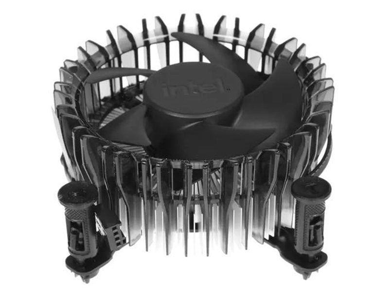 Кулер для процессора INTEL 65W S1700, 4-pin PWM, 90mm fan, Al, LAMINAR RS1, черный, M23905