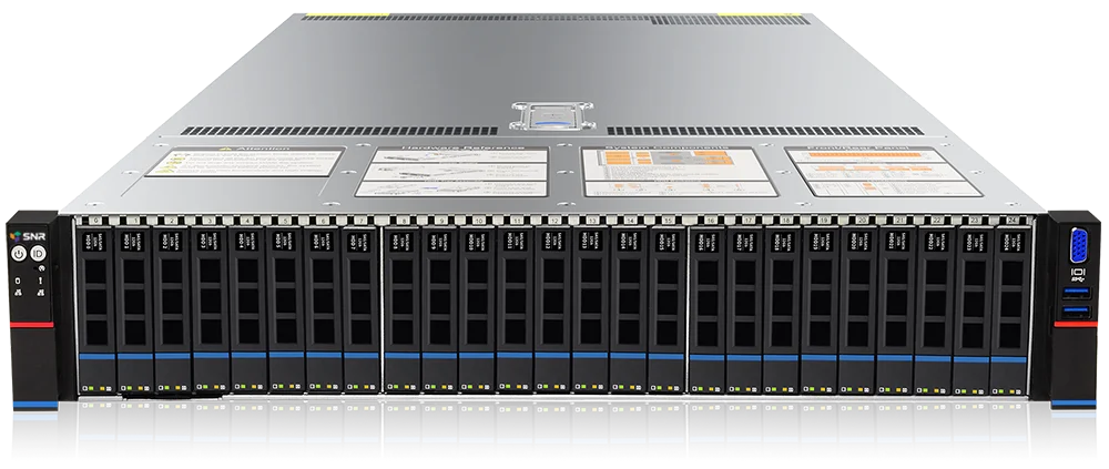 Серверная платформа SNR-SR2225RS, 2U, Scalable, DDR4, 25xHDD, резервируемый БП