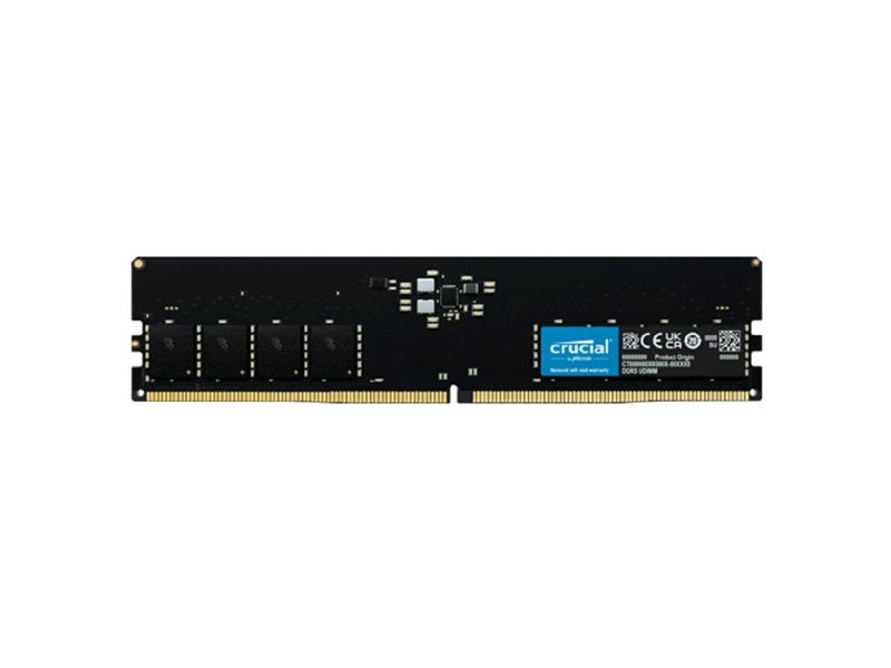 Оперативная память Crucial by Micron 16GB DDR5-5600 UDIMM (CT16G56C46U5) CL46 1.1V, 1 Year Warrаnty OEM
