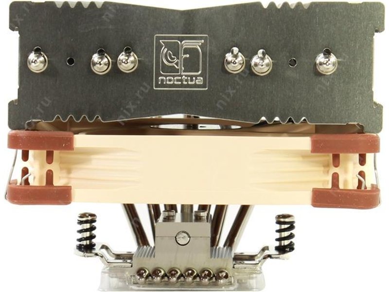 Кулер для процессора/ CPU Cooler Noctua NH-C14S (140W, 4-pin PWM, 142mm, Al/Cu, 6x6mm, 1x140x140x25mm, 82.5CFM, 24.6dBA, 1500RPM, S: 1700/1200/115X/2011/2066, AM5/AM4, Beige/Brown)