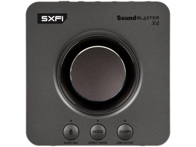 Звуковая карта Creative USB Sound Blaster X4 (Super X-Fi Ultra DSP) 7.1 Ret