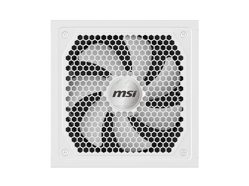 Блок питания ПК MSI MAG A1000GL PCIE5 White 1000W, 80+ Gold, полностью модульный, ATX 3.1, PCIE5.1, БЕЛЫЙ, RTL