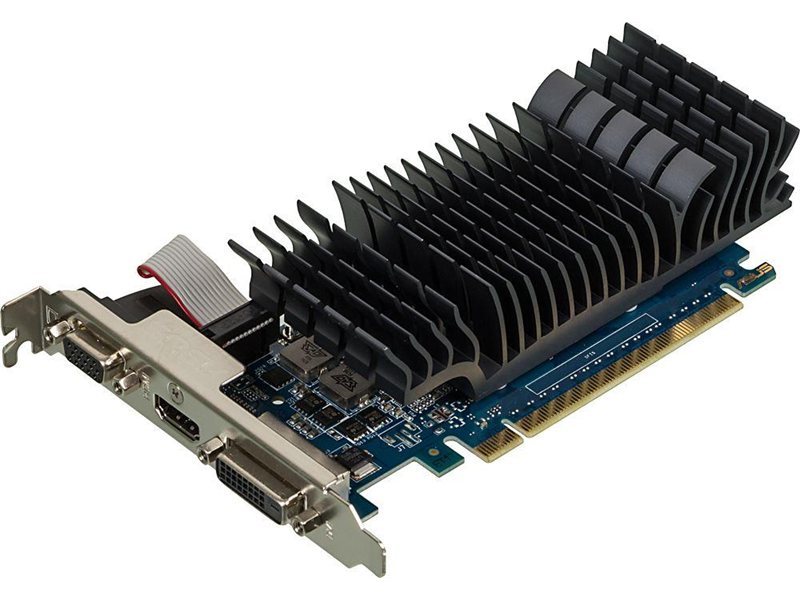 Видеокарта Asus PCI-E 2.0 GT730-SL-2GD5-BRK NVIDIA GeForce GT 730 2Gb 64bit GDDR5 902/5010 DVIx1 HDMIx1 CRTx1 HDCP Ret low profile