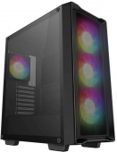 Deepcool CC560 Mesh V2 черный без БП ATX 4x120mm 5x140mm 2xUSB3.0 audio bott PSU