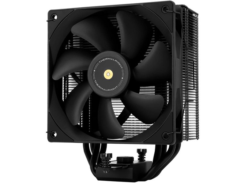 Кулер для процессора/ CPU Cooler Thermalright Assassin Spirit 120 EVO Dark (4-pin PWM, 156mm, Al/Cu, 4x6mm, 1x120mm, 70.4CFM, 27dBA, 1850RPM, S: 1851/1700/1200/115X, AM5/AM4, black)