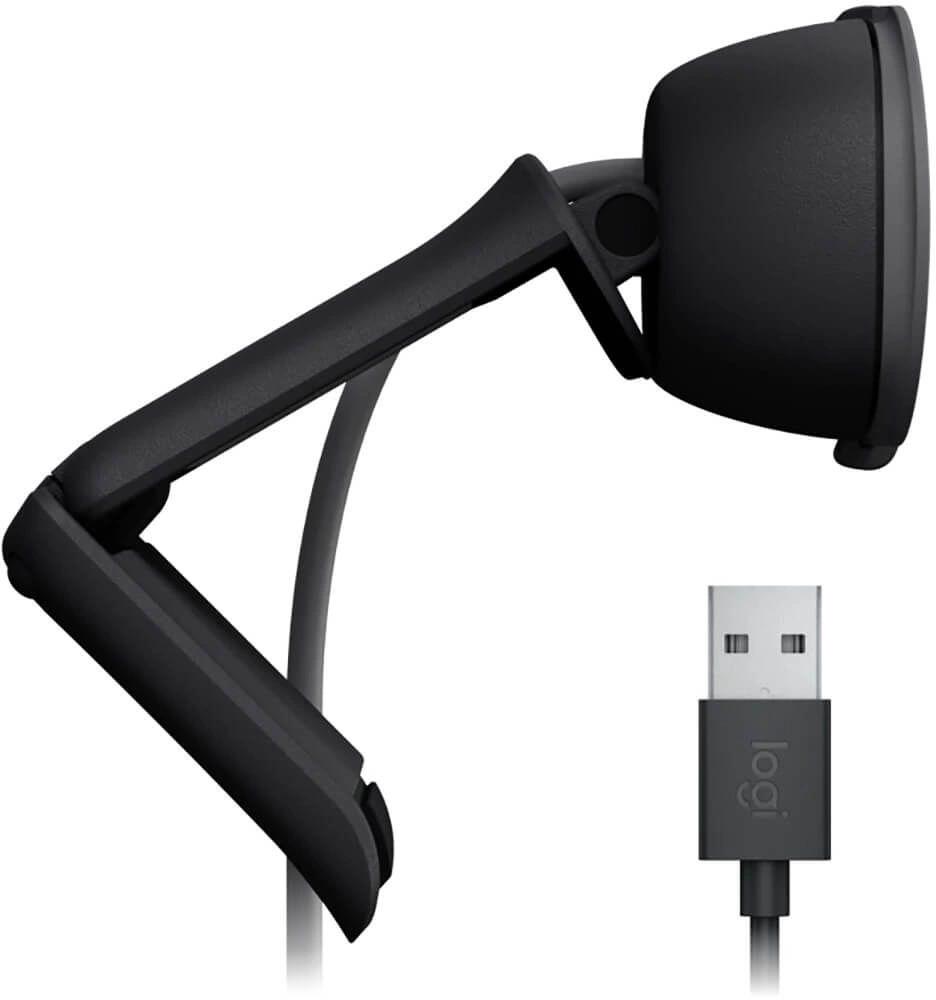 Камера Web Logitech Brio 95 графитовый 2Mpix (1920x1080) USB2.0 с микрофоном для ноутбука (960-001583)