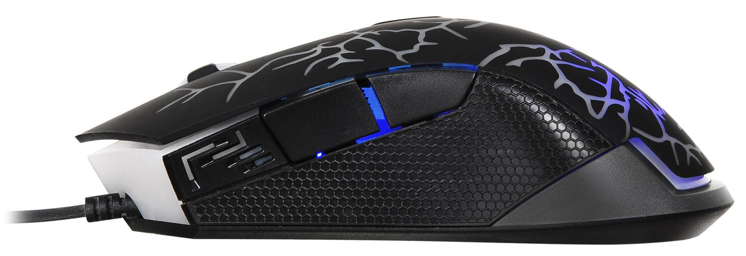 Мышь SunWind SW-M705G черный оптическая 3600dpi USB для ноутбука 6but (1422391)