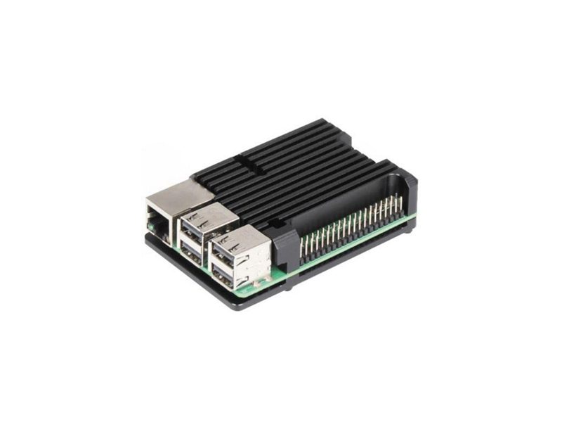 Корпус ACD RA460   Black Metal Aluminum Case for Raspberry Pi 3B/3B+