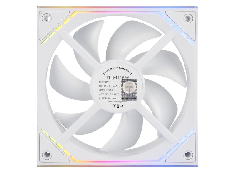 Thermalright Вентилятор TL-M12RW / Reverse / ARGB / 120mm PWM / TRTLM12RW