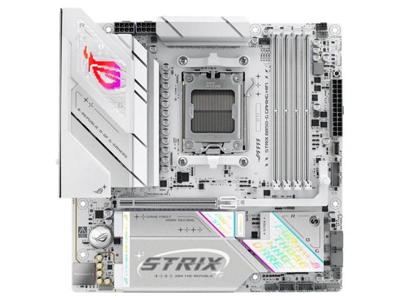 Материнская плата ASUS ROG STRIX B850-G GAMING WIFI AM5 micro-ATX 4xDDR5 PCIEx16 4xM.2 2xUSB-C DP HDMI 2.5GLAN Wi-Fi 7