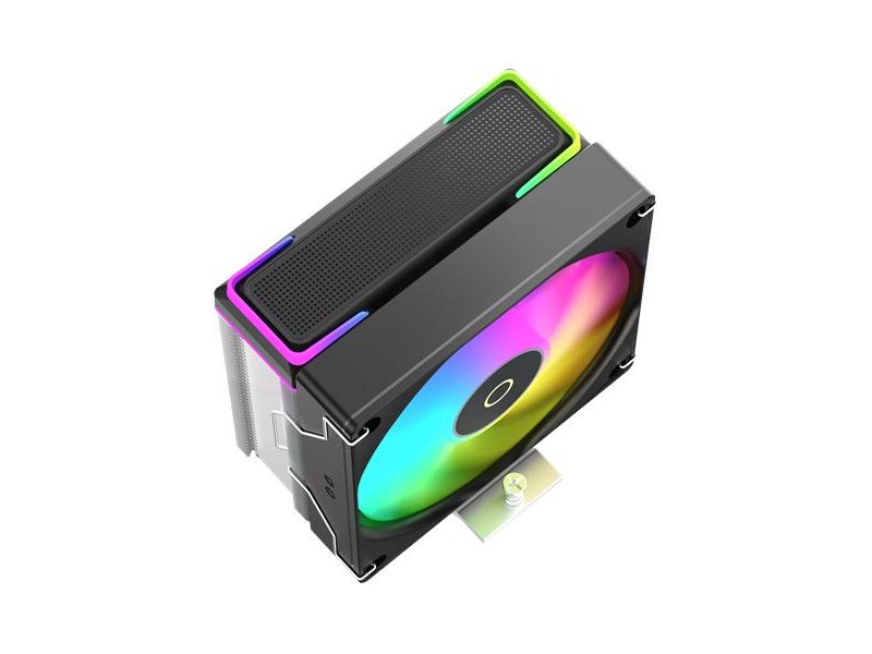 Кулер для процессора/ CPU Cooler Ocypus Delta A40 SE BK ARGB (190W, 4-pin PWM, 147mm, Al/Cu, 4x6mm, ARGB, 1x120mm, 60CFM, 31dBA, 1800RPM, S: 1851/1700/1200/115X, AM5/AM4, black)