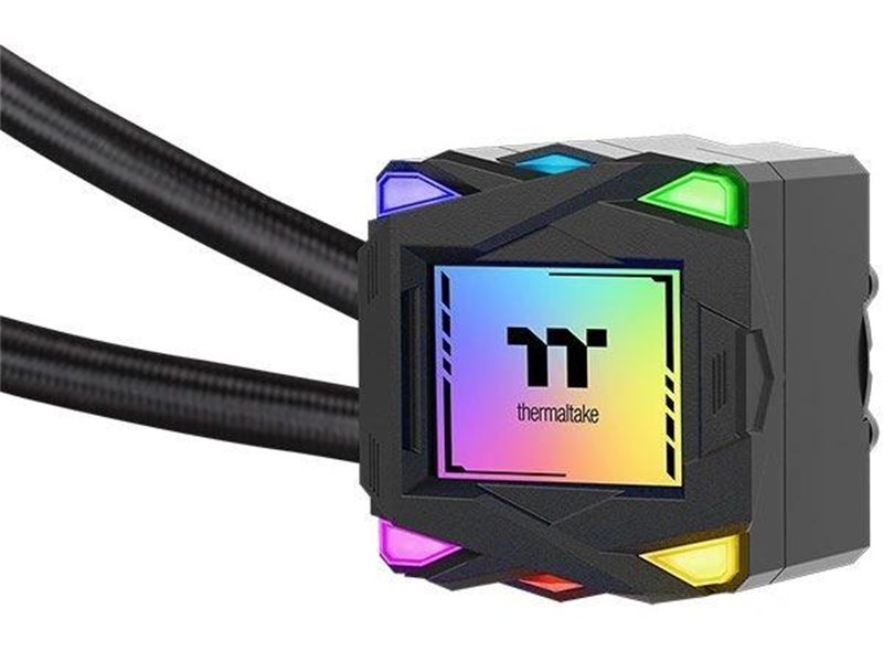 Система водяного охлаждения Thermaltake LA360 ARGB Soc-AM5/AM4/1200/1700/1851 черный 4-pin 38.35dB Al 360W Ret (CL-W459-PL12SW-A)